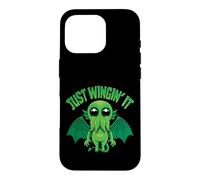 Mischief Sea Monster Just Wingin' It with Cosmic Chaos Coque pour iPhone 16 Pro
