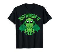 Mischief Sea Monster Just Wingin' It with Cosmic Chaos T-Shirt