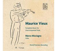 Misciagna,Marco - Maurice Vieux-Sämtliche Musik Für Viola Solo