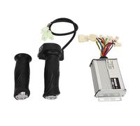 MISDBOUBM 48V 1000W Brushed Controller and Throttle Grip, Brushed DC Speed Controller with Twist Throttle Handle, Premium Aluminum Alloy Motor Controller Set for Electric Scooter Tri