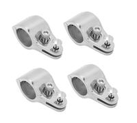 MISDBOUBM Lot de 4 glissières à mâchoire supérieure Bimini, raccord supérieur pour Bateau, en Acier Inoxydable 316, Robuste, antirouille, glissière à mâchoire articulée pour Tube de 2,5 cm,