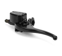 MISDBOUBM Maître-cylindre de levier d’embrayage hydraulique côté gauche, pompe d’embrayage universelle pour moto avec réservoir de 14 ml et vitre de niveau du liquide, en alliage d’aluminium