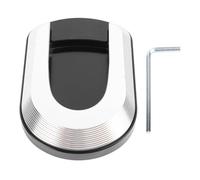 MISDBOUBM Motorcycle Foot Side Stand Extension Pad, Aluminum Alloy Kickstand Support Plate, Enlarged Anti - Sink Pad for GTS300 GTS 300 All Years, with Wrench for Soft Ground Stability (Argent)