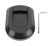 MISDBOUBM Motorcycle Foot Side Stand Extension Pad, Aluminum Alloy Kickstand Support Plate, Enlarged Anti - Sink Pad for GTS300 GTS 300 All Years, with Wrench for Soft Ground Stability (Noire)