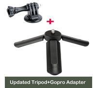 Mise à jour avec adaptateur - Mini trépied monopode pour Smartphone, support pour téléphone portable, pour Gopro 6 /FeiYu Vimble 2/Zhiyun Q/DJI OSMO Mobile 4/3/2