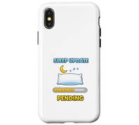 Mise à Jour du Sommeil en Attente Humour drôle Coque pour iPhone X/XS
