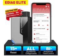 [mise à jour gratuite à vie] KINGBOLEN EDIAG ELITE OBD2 Scanner tous les systèmes outil de Diagnostic de voiture 15 Service bidirectionnel Conrol TYPE 2