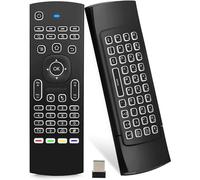 [Mise à jour] Télécommande FEBITE MX3 2,4 G KODI avec clavier rétroéclairé Mini souris sans fil pour HTPC IPTV Android Smart TV Box Mini PC compatible avec Windows IOS Mac Linux PS3 Xbox One
