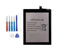 [Mise à niveau 2023] Vvsialeek WIKO 496786 Batterie de rechange pour WIKO View 5 avec kit d'outils gratuit (4900 mAh).