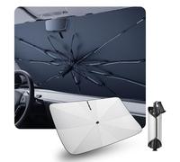 [Mise à Niveau 2026] CDEFG Compatible avec Fiat Panda 2013-2023 Pare-Soleil de Voiture Couverture de Pare Brise Avant Protection Parapluie Soleil Pliable Anti UV Isolation Accessoires