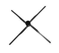 Mise à Niveau 84cm WiFi 3D Hologram Projecteur Light Publicité LED Lampe imagerie holographique de Ventilateur Lecteur Hologramme Distance Facile à Transporter