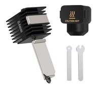 Mise à niveau A1 Hotend à remplacement rapide 0,4 mm Buse en Acier Inoxydable Vitesse rapide et température élevée avec Couvercle en Silicone Compatible avec Bambu Lab A1/A1 Mini Imprimantes 3D