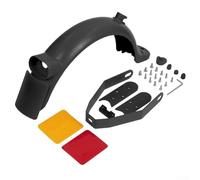 Mise à niveau arrière avec support de plaque d'immatriculation pour Xiaomi pour M365 Pro Pro2 composants en plastique et métal pour une utilisation dans le monde réel (noir)