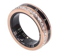 Mise à Niveau de la Bague Intelligente, Bague de Suivi de la Forme Physique en Acier Ti, Chiffres Romains, Alliance Rotative Dorée