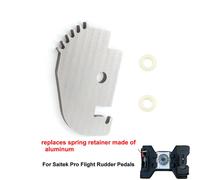 Mise à niveau de la pièce de rechange pour Logitech Saitek Pro, pédales de gouvernail de vol, support à ressort, support de tir en acier allié 2 ensembles de supports à ressort