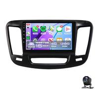 Mise à niveau de l'autoradio de remplacement pour Chrysler 200 200C 200S 2015-2019 Android 15 stéréo sans fil CarPlay Android Auto 9''ISP écran tactile Bluetooth 5G WiFi Navigatio(Color:8 CORE 8+256G)