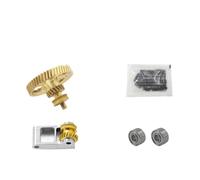 Mise à Niveau de l'ensemble d'engrenage d'extrudeuse en Acier trempé Compatible avec l'imprimante 3D Bambu Lab P1S P1P X1 Carbon X1C DLC NanoCoated résistant à l'usure(All-Metal DLC,2PCS)