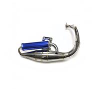 Mise à niveau des performances d'échappement Pour Honda DIO 50 DIO50 AF18 AF24 AF27 AF28 AF30 système d'échappement de pour moto silencieux pour tuyau(GDW219SS-304blue)