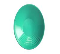 Mise à niveau des poêles d'extraction d'or manuelles haute efficacité noires améliore l'épaisseur des pierres précieuses tamisage panoramiques