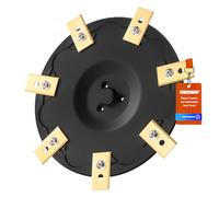[Mise À Niveau] Disques de Couteaux + 7 Lames compatibles avec Mammotion YUKA Mini Series 500 700, Disque de Lame pour Tondeuse Robot, Disque Rotatif pour Robot Tondeuse