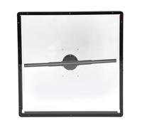 Mise à Niveau du Ventilateur D'affichage Publicitaire Hologramme 3D 17,7 Pouces, 576 Perles LED 2000 X 1152 LED, Ventilateur de Projecteur Holographique 3D, avec Couvercle en (EU)