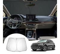 [Mise à Niveau] GAFAT Compatible avec Audi Q5 FY 2017-2025 / 8R 2009-2016 Pare-Soleil intérieur, Pare-brise avant, Protection Solaire, Q5 Accessoires, Refroidissement, Protection UV, UPF 50+