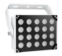[Mise à niveau] Illuminateurs infrarouges Univivi 20 LED 850 nm longue portée Grand angle 90 degrés IP67 Étanche pour caméra de sécurité Lumière IR Intérieur et extérieur