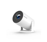 Mise à Niveau Mini Projecteur avec Android 14, Mini Videoprojecteur HY300 200ANS1 8000Lumens, Videoprojecteur 4K WiFi 6 Bluetooth 5.0, Retroprojecteur de Cinéma 180° Peut Pivoter pour TV Stick