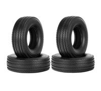 Mise À Niveau Pneus pour Tamiya pour Man pour King pour Hauler 1/14 | Modifier Pneus caoutchouc dur avec inserts mousse pour adhérence stable RC truck usure performance Pièces