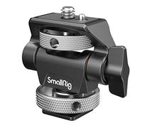 (Mise à Niveau) SMALLRIG Support de Moniteur avec Cold Shoe, Réglable Pivotant à 360° et Inclinable à 180° avec Goupilles de Positionnement Rebondissantes pour Moniteurs 5" et 7" - 2905B