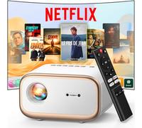 [Mise au point automatique/pierre clé] Mini projecteur WiFi et Bluetooth bidirectionnel, VIZONY Native 1080P Projecteur 4K avec 50% de zoom/4P4D, étanchéité complète, projecteur portable 450ANSI Home