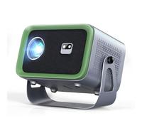 【Mise au point automatique/pierre clé】Projecteur 4K avec WiFi et Bluetooth, projecteur de film rotatif à 360°, projecteur portable avec 400 ANSI, projecteur d'air pour téléphone/PC/TV