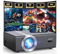 [Mise au point électrique/pierre clé automatique] Projecteur WiFi Bluetooth compatible Native 1080P 20000L 4K Projecteur FUDONI Home Cinéma jusqu'à 300 pouces pour