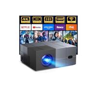 [Mise au point électrique] WiFi Bluetooth Projecteur Natif 1080P 20000LM Portable Smart Projecteur YOWHICK Film Projecteur Compatible avec Téléphone/TV Stick