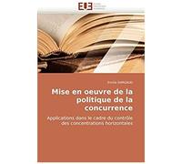 Mise En Oeuvre De La Politique De La Concurrence