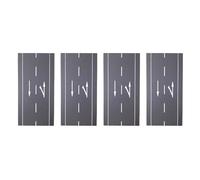 Mise en page miniature de route pour jeu créatif Modèle de construction Tapis de fond Disposition Modulaire Route Playset Reconfigurable Paysage Set