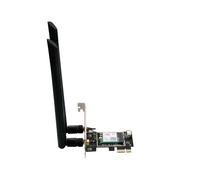 D-Link DWA-X582 Carte PCIe WiFi 6 AX3000 avec Bluetooth 5.0, MU-MIMO, bibande, antennes détachables à Gain élevé, WPA3, avec Support de Profil Bas, Compatible avec Windows