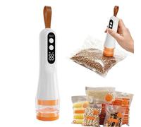 Mise sous vide alimentaire,Conservateur puissant -60 kPa | Scelleuse sous vide, batterie rechargeable USB 1200 mAh, sacs réutilisables,Pour Emballage Sec Humide Snack Viande Légume