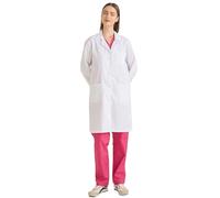 Misemiya - Blouse Blanche Chimie Femme - Blouse medicale Femme Blouse de Travail Femme 8166 - Medium, Blanc