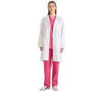 Misemiya - Blouse Blanche Chimie Femme - Blouse medicale Femme Blouse de Travail Femme Q8161 - XX-Large, Blanc