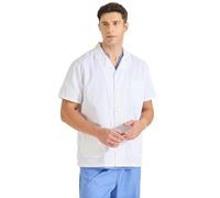 Misemiya - Blouse Blanche Chimie Unisexe - Blouse medicale Homme - Blouse Laboratoire Homme - Blouse de Travail Femme 8165 - Medium, Blanc