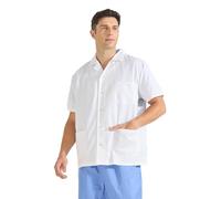 Misemiya - Blouse Blanche Chimie Unisexe - Blouse medicale Homme - Blouse Laboratoire Homme - Blouse de Travail Femme Q816 - Small, Blanc