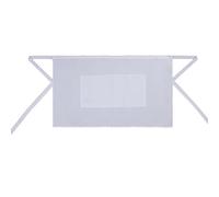 Misemiya Bz-860 Tablier Court avec Poche 40 mm x 70 mm, Blanc, 40mmx70mm Mixte