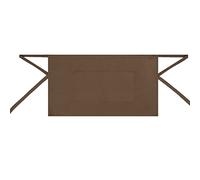 Misemiya Bz-860 Tablier Court avec Poche 40 x 70 mm, Marron, 40mmx70mm Mixte