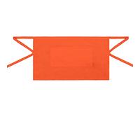 Misemiya Bz-860 Tablier Court avec Poche 40 x 70 mm, Orange, 40mmx70mm Mixte