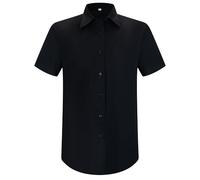 Misemiya - Chemise Serveur Femme Manches Courtes - Uniforme D'HOSPITALITE Femme - 8726B - Medium, Noir