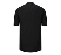 Misemiya - Chemise Serveur Homme À Manches Courtes - Uniforme D'HOSPITALITÉ pour Hommes - 8275B - Medium, Noir