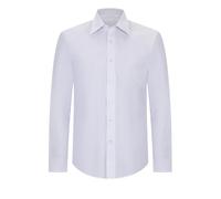 Misemiya - Chemise Serveur Homme À Manches Longues - Uniforme D'HOSPITALITÉ pour Hommes - 8734 - X-Small, Blanc