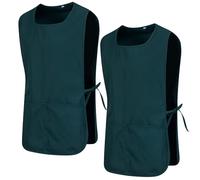 Misemiya - Colis 2 Unités - Nettoyage Tablier Travail Uniforme Nettoyage MÉDICAL 2-3301 - X-Large, Vert 68