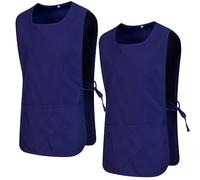 Misemiya - Colis 2 Unités - Nettoyage Tablier Travail Uniforme Nettoyage MÉDICAL 2-3301 - X-Large, Violet 68